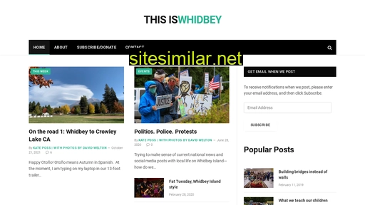 thisiswhidbey.com alternative sites