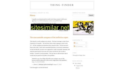 thingfinder.blogspot.com alternative sites