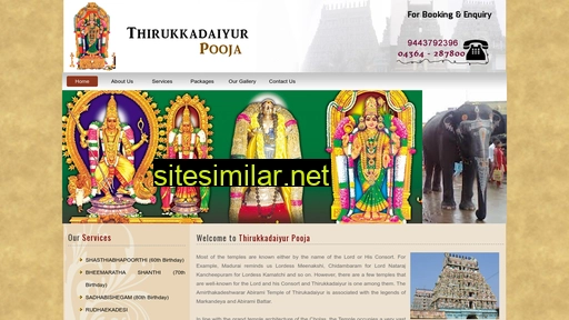 thirukadaiyurpooja.com alternative sites