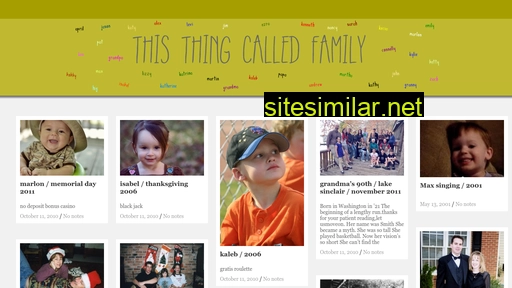 thisthingcalledfamily.com alternative sites