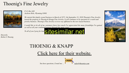 thoenigs.com alternative sites