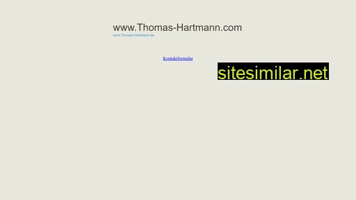 thomas-hartmann.com alternative sites