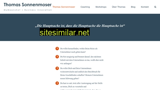 thomassonnenmoser.com alternative sites