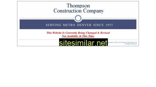 thompsonconstructionco.com alternative sites