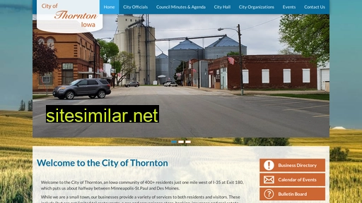 thornton-iowa.com alternative sites