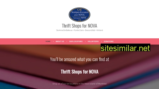 thriftshopsfornova.com alternative sites