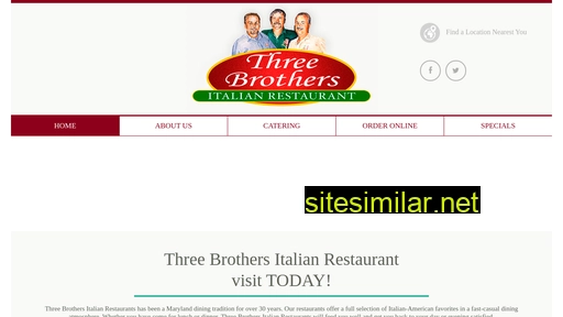 threebrotherspizza.com alternative sites