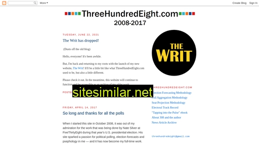 threehundredeight.com alternative sites