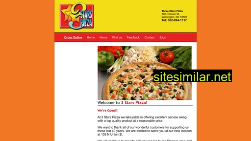 Threestarspizza similar sites