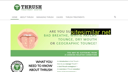 thrushtreatmentcenter.com alternative sites
