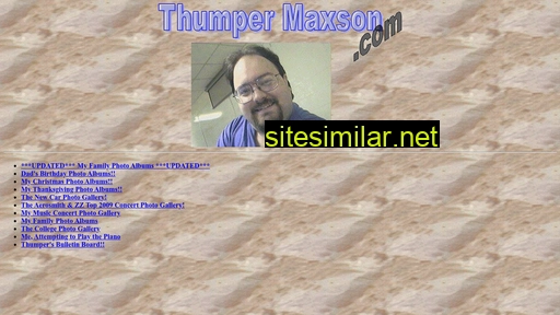 thumpermaxson.com alternative sites