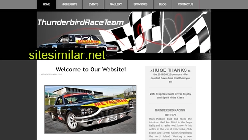 Thunderbirdraceteam similar sites