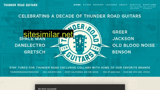thunderroadguitars.com alternative sites