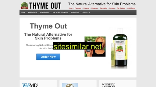 thyme4acne.com alternative sites