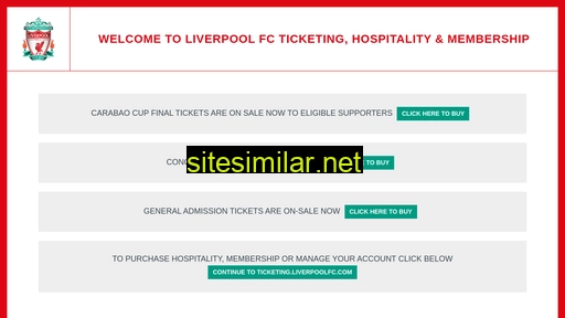 ticketing.liverpoolfc.com alternative sites