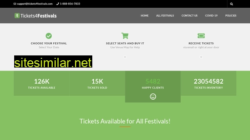 Tickets4festivals similar sites