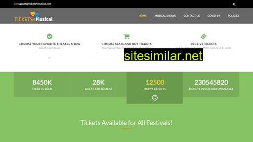 Tickets4musical similar sites