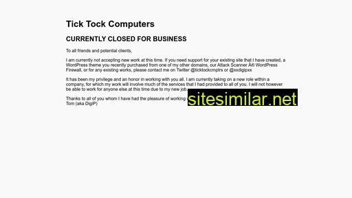 ticktockcomputers.com alternative sites