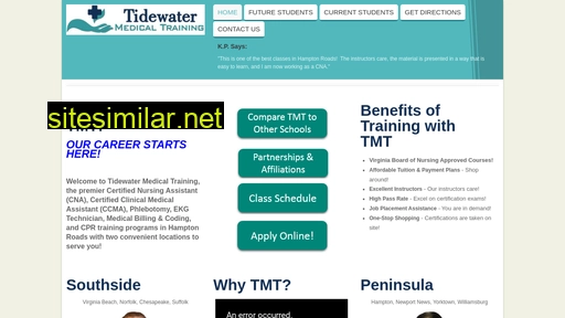 tidewatermedicaltraining.com alternative sites