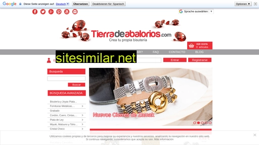 tierradeabalorios.com alternative sites