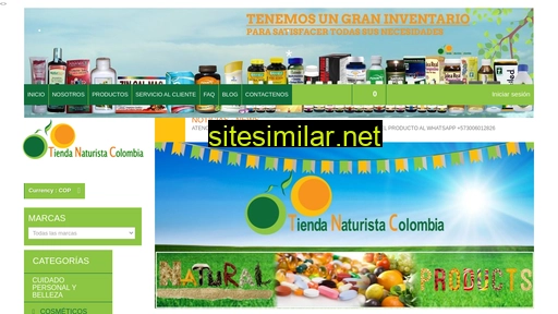 Tiendanaturistacolombia similar sites