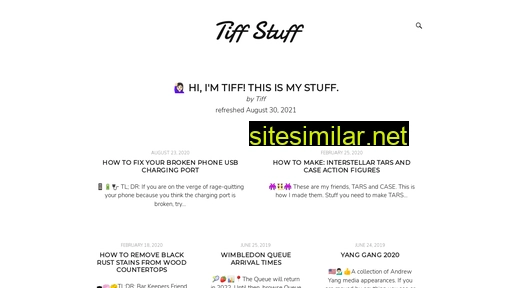 tiffstuff.com alternative sites