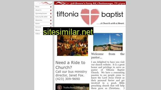 Tiftoniabaptist similar sites