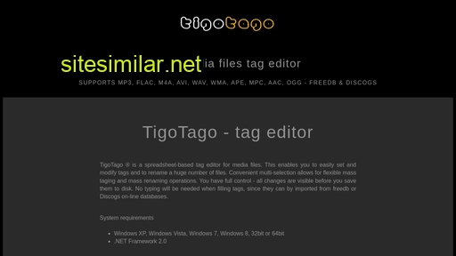 Tigotago similar sites