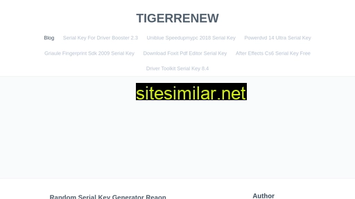 tigerrenew.weebly.com alternative sites