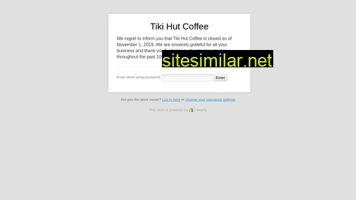 tikihutcoffee.com alternative sites
