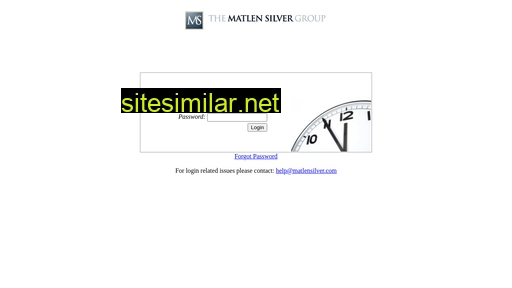 timesheet.matlensilver.com alternative sites