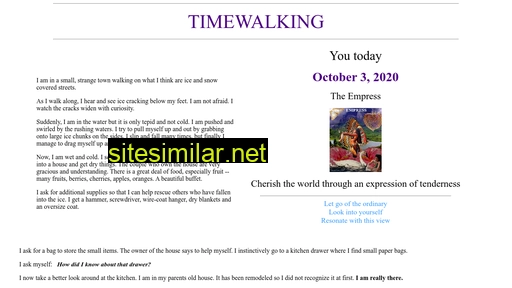 Timewalking similar sites