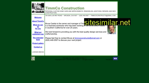 timmco-construction.com alternative sites