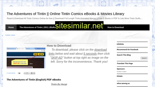 tintincomicsfreedownload.blogspot.com alternative sites