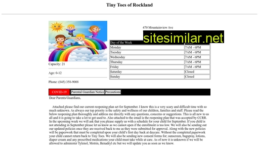 tinytoesofrockland.com alternative sites