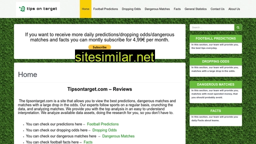 tipsontarget.com alternative sites