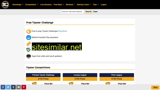 Tipstercompetition similar sites