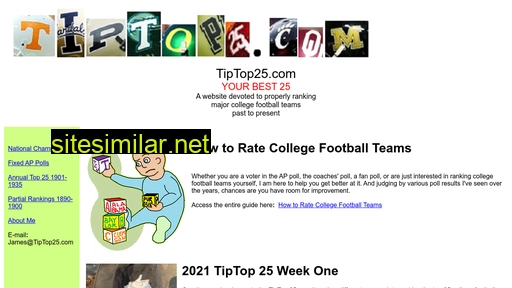 tiptop25.com alternative sites