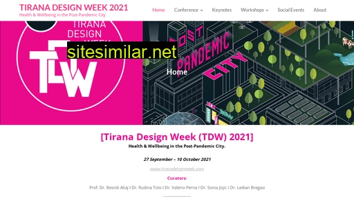 tiranadesignweek.com alternative sites