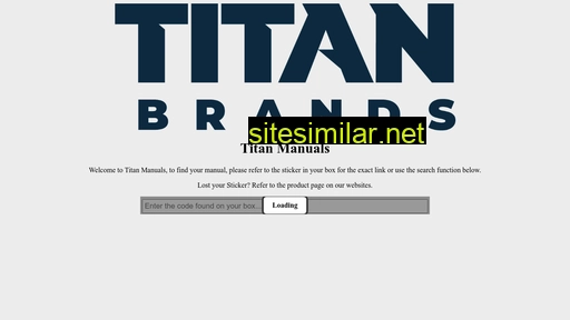 titanmanuals.com alternative sites
