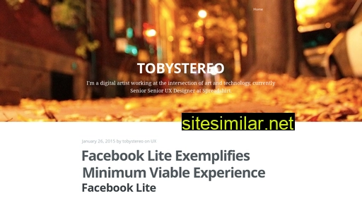 Tobystereo similar sites