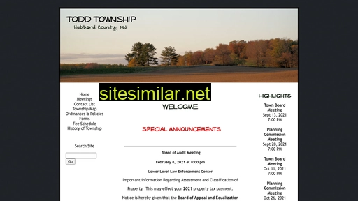 toddtownshipmn.com alternative sites