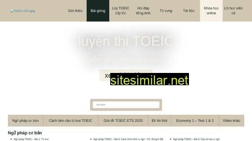 toeicmoingay.com alternative sites