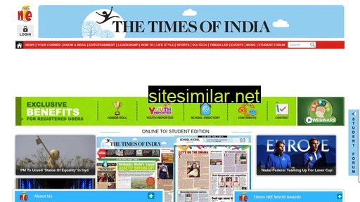 toistudent.timesofindia.indiatimes.com alternative sites