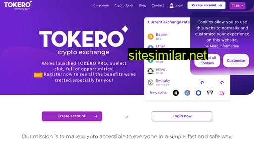 tokero.com alternative sites