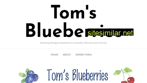 tomsblueberries.com alternative sites