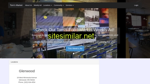 tomsfoodmarket.com alternative sites