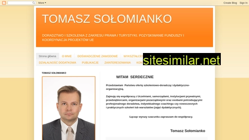tomaszsolomianko.blogspot.com alternative sites