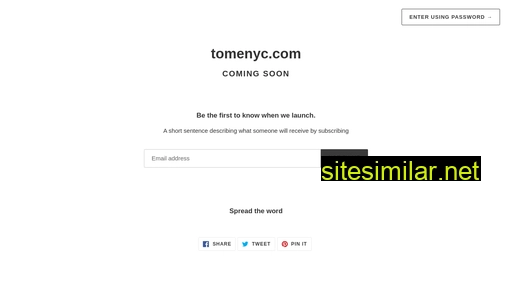 tomenyc.com alternative sites