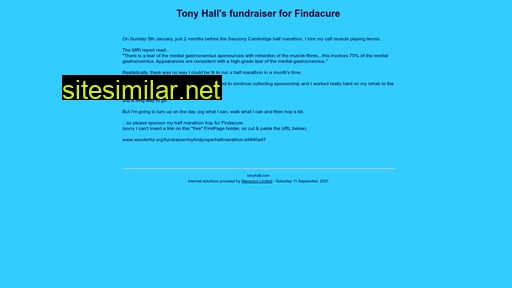 Tonyhall similar sites